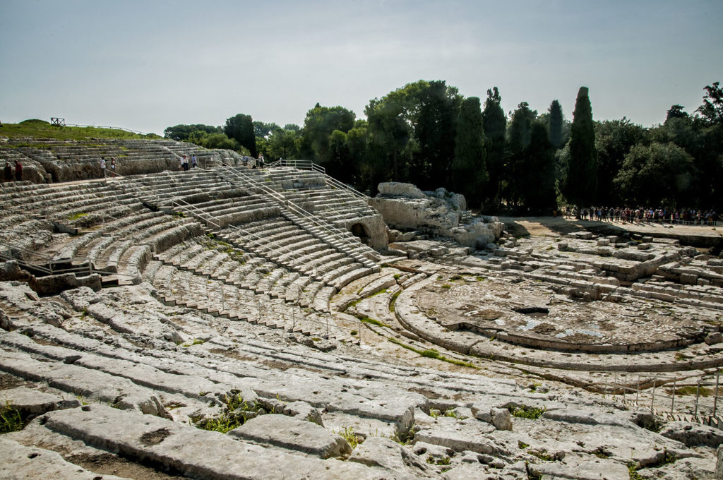 Veduta teatro greco siracusa