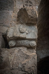 I capitelli raffiguranti gli Evangelisti