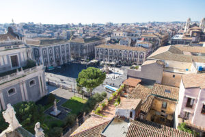 panorama piazza duomo catania