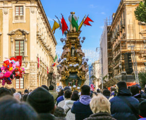 Le candelore della festa di Sant'Agata