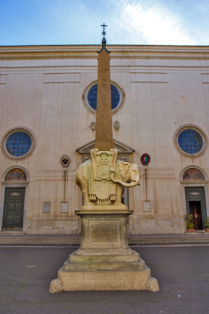 elefante berniniano di piazza della Minerva