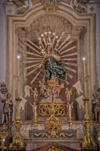 dettaglio statua immacolata