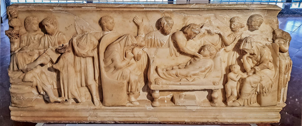 The sarcophagus of the Child