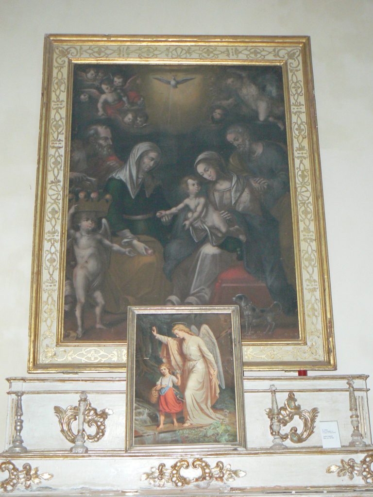Madonna del Carmelo, nel transetto