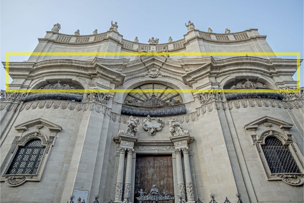 Facciata della Badia di Sant' Agata