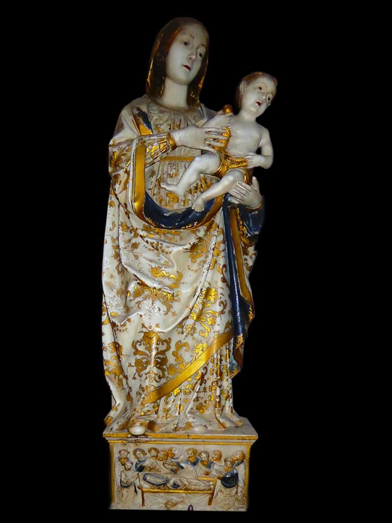 GAGINI'S MADONNA AND CHILD SCULPTURE